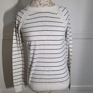 LOFT Striped Long Sleeve Top size SMALL
